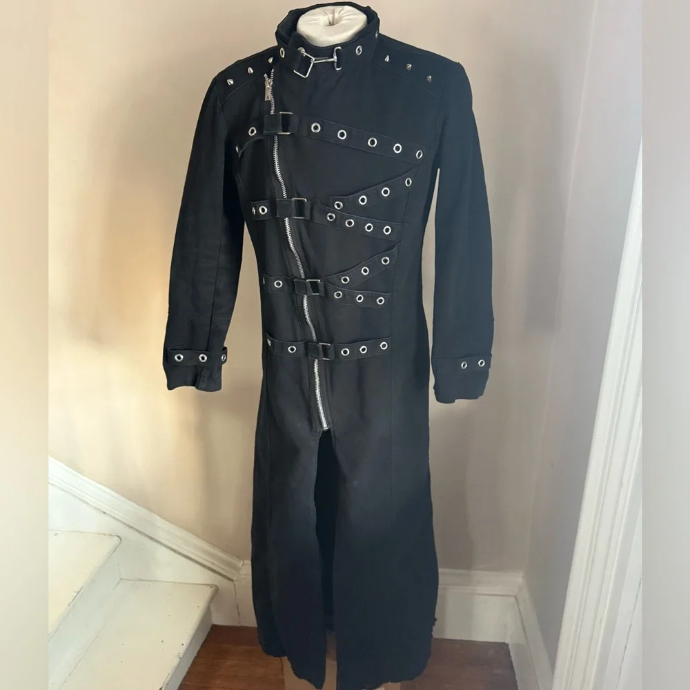 Y2K Tripp NYC Vintage Duster Trench Coat - Picture 12 of 16